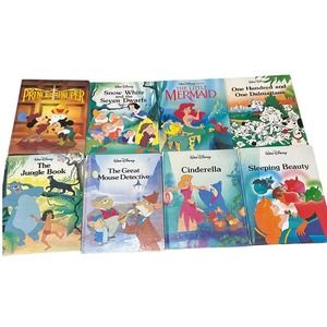 Set of eight Walt Disney Classics story books